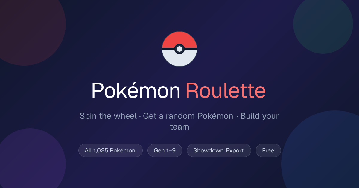 pokemonroulette.com image